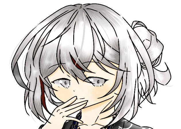 そのレイヤーの上に新しいスクリーンレイヤーでエアブラシを使い、Gペンを使って各所に細かいハイライトを描きます。これで、完成です。